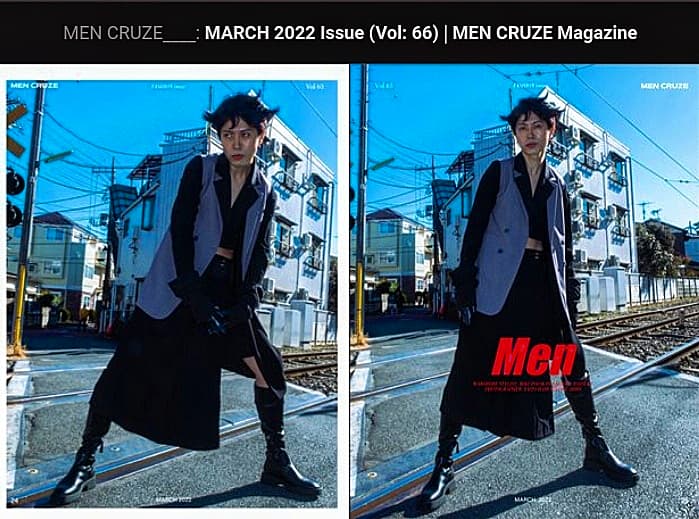 大輔 Daisuke 金城ナオ Men Cruze March 22 Issue Magazine Pop Posters Magazine April 1057 22 アメリカの海外ファッション雑誌 二冊にキャスティングされております この時のスタッフの皆様有り難うございました アメリカ