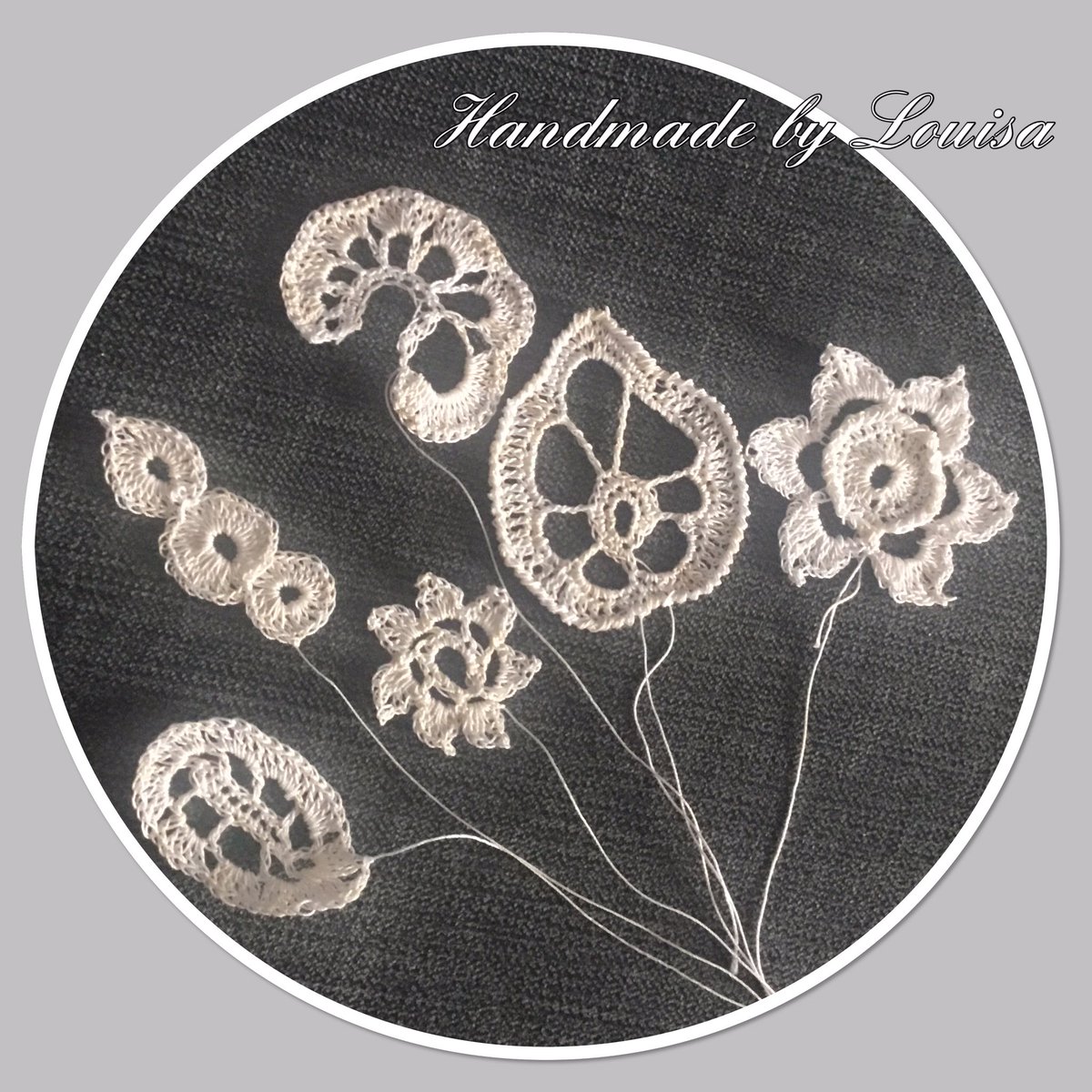 Afternoon ☺️ all orders are posted, so I’ve got playtime 🥰 and I’ve decided to try lace crochet making my own designs which eventually get put together. It’s soooo fine but it’s fun! #tryingnewthings #wip #lace #crochet #crochetlace #handmade