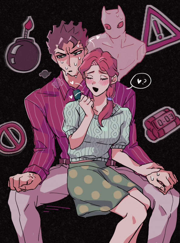 yeah_jjba's tweet photo. 我也畫...吉良阿忍.... https://t.co/hMFn4QkD7R