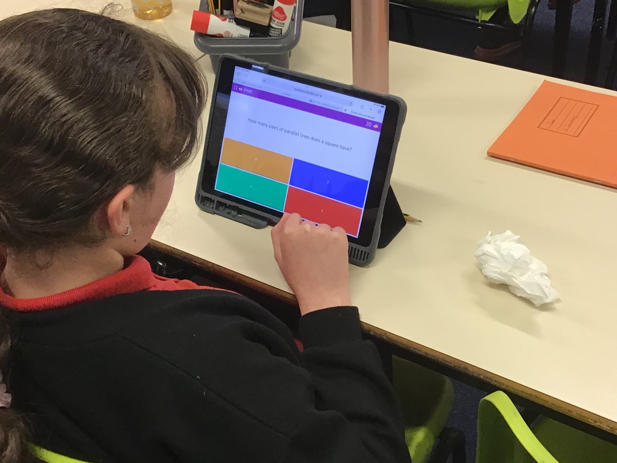 bulwell_c's tweet photo. Year 6 are getting SATs ready using ipad apps to do our revision. Today we are trying out Blooket and loving using it to revise our shape knowledge. https://t.co/UtELqL9b0Y