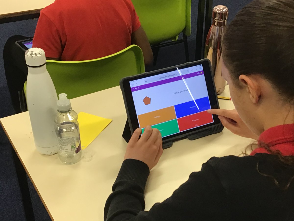 bulwell_c's tweet photo. Year 6 are getting SATs ready using ipad apps to do our revision. Today we are trying out Blooket and loving using it to revise our shape knowledge. https://t.co/UtELqL9b0Y