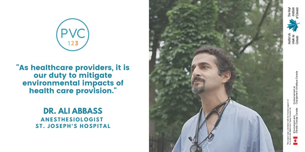 vinylinstitute's tweet photo. Meet Dr. Ali Abbass! This anesthesiologist from @StJosephsHealth has been recycling  #PVC medical devices since 2016, which inspired VIC to launch #PVC123, a nationwide recycling program. https://t.co/yr49woC7AL