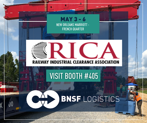 RICA 2022 is here! BNSF Logistics is ready to talk to you at booth #405!
Stop by and visit with the BNSF Logistics team on the exhibit floor this week! 

#RICA 2022