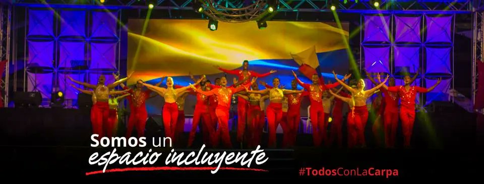 Carpala50's tweet photo. #CarpaLa50 es un espacio para todos.Como política, los talentos nacionales y locales tienen un espacio para visibilizarse en cada concierto o especátulo, dándose a conocer y mostrando su pasión a los caleños. https://t.co/qRXPZeXafP