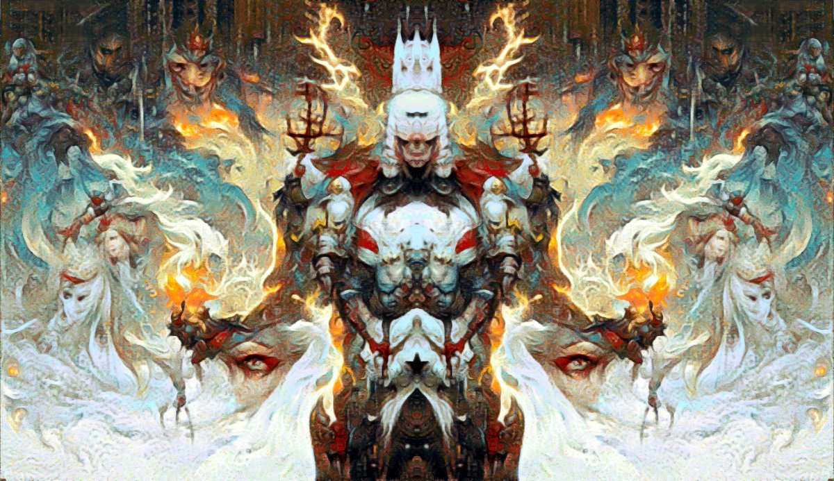 Amara and Ferious, traveling together to the city of Centralis.

Part of my #aiart mythos on <a href="/opensea/">OpenSea</a>!

✨opensea.io/collection/leg…