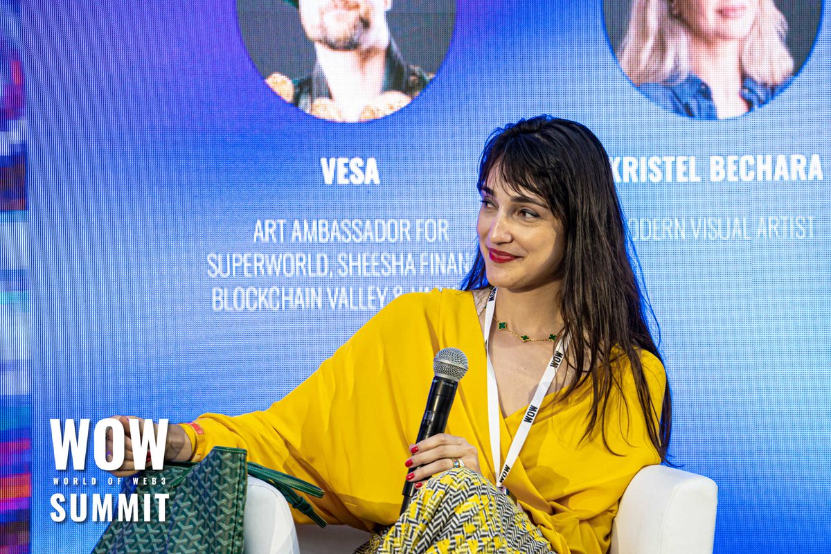 WOWsummitWorld's tweet photo. Watch an exclusive video #WOWSummit Panel: «Artistic Experimentation, #ArtificialReality &amp; #Blockchain», moderated by: @geoffreymccabe
Speakers:
🔹 @artbyvesa
🔹Suzy Sikorsky
🔹@solimanlopez
🔹@soyfira

➡️ https://t.co/tsgiNJHbBk

#metafest #digitalArtGallery #GuyWayEvents #art https://t.co/Q21FGwy3Oq