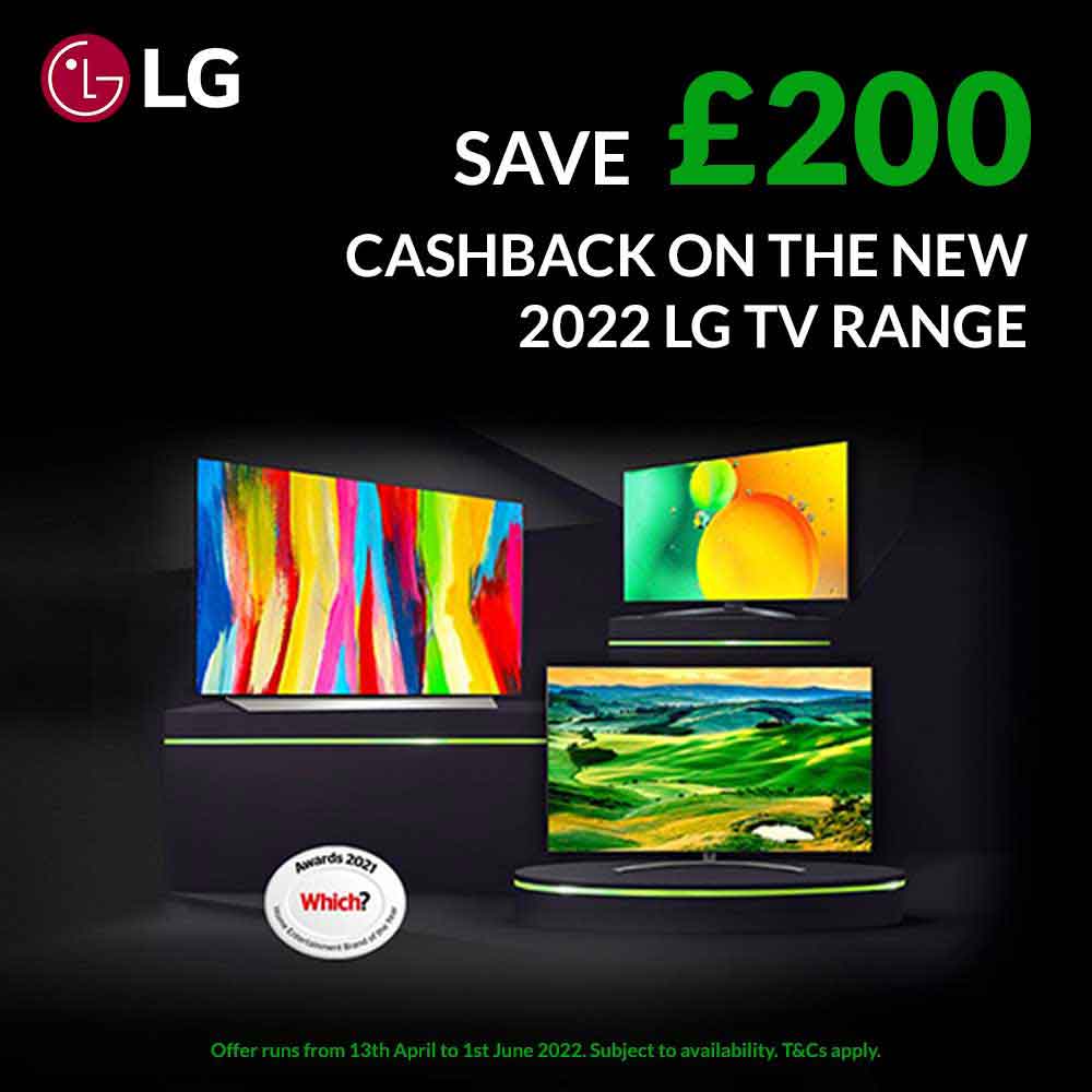 GilesElectrical's tweet photo. The NEW 2022 #LG TV range 🤩
Enjoy £200 #cashback on selected 4K Self-lit OLED TV’s.
➡️ https://t.co/0zoVGj5fn5
#lgtv #4koled #selflitoled #tv #homecinema #newrange #wow https://t.co/gkrHum6OTG