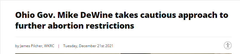 DeWine hasn't committed to ending abortion in Ohio if Roe vs Wade is overturned. 

Jim Renacci has. 

<a href="/JimRenacci/">Jim Renacci</a> is 100% pro-life and will NEVER stop fighting for the unborn.