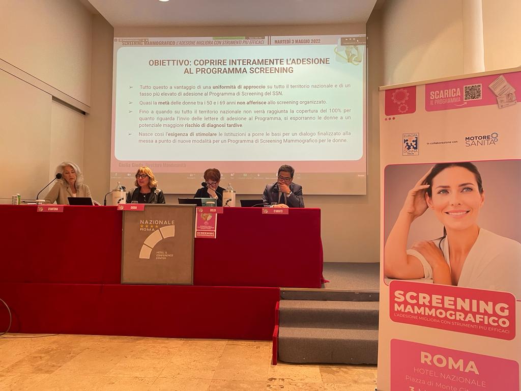 Giulia Gioda, Direttore Mondosanità
"Quasi la metà delle donne tra i 50 e i 69 anni non afferisce allo screening organizzato"
#screening #tumore #mammella #oncologia #salute #sanità #PNRR