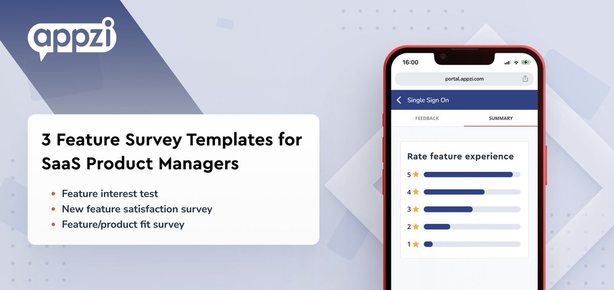 appzi_feedback's tweet photo. Would you like to gauge user satisfaction with a new or old product feature? 

Collect in-product feedback with one of 3 product feature survey templates we prepared.

https://t.co/Dxs0lKTp5y

#feedback #template #SaaS https://t.co/REcG1Ky2Bz