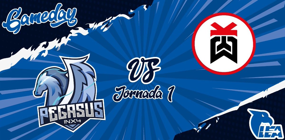 INX4PEGASUS's tweet image. #MatchDay  / #LeagueOfLegends
LEA 2️⃣°Div / Jornada 1 🆚 @DBKCode 🈵
Arrancamos la LEA vs los chicos de DBK Code 💪🏻
Vamos Pegasos 🐎🍀🇬🇷

🏆 @LEAmateur_ ⚪⚫
🆚 @DBKCode 🈵
⏰ 21:00
⚔️ 2 Games
#GoPegasus