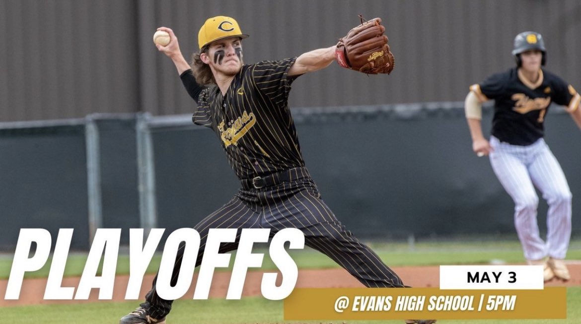 1trojanbaseball's tweet photo. 🚨⚾️ GAME DAY! ⚾️🚨

The Trojans are heading east on I-20 to square off against Evans in the 2nd Round of the @OfficialGHSA state playoffs.

🏆 Sweet 16

🆚 Evans Knights

⏰ G1 at 5:00 PM
⏰ G2 is 30 minutes after G1.

📍 Evans High School

#️⃣ Go Trojans! https://t.co/lGgjuRNf7o