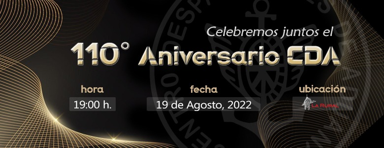 #110CDA
110 años facilitando el Comercio Exterior!! 
Qué te parece si lo celebramos juntos⁉️
📍Salón "El Central" de La Rural.
 cda.org.ar/detalle_notici…