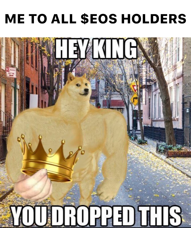 karancryptos's tweet photo. $EOS Holders are real king. Keep holding and believing in eos ๐๐
#EOS #EOSReturns #Memes #EosMemes #EosBees #IndiaEos #Bitcoin #Binance #cryptocurrency #CryptoNews #Airdrop https://t.co/3sAv1jVIhw
