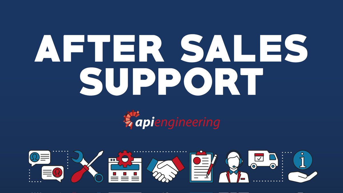APIEngineering_'s tweet image. To complement our supply service, we are able to offer onsite technical & #maintenance after sales support. 
• #SiteSurveys
• Commissioning & Start-up
• Repair & Maintenance
• #Technical Data & Manuals
• Training
• Local logistical support
sales@api-engineering.com