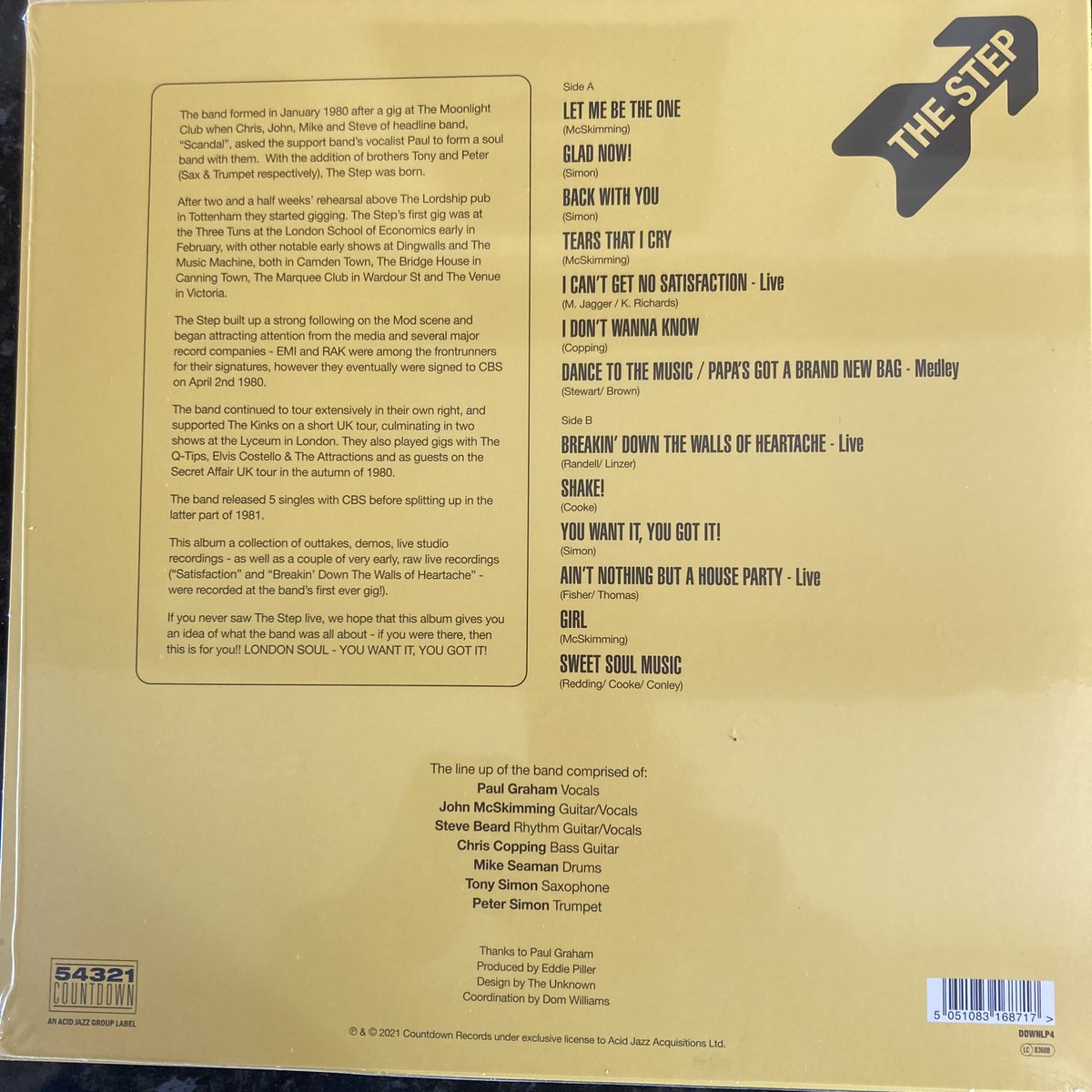 JohnnyMacGuitar's tweet photo. After 40 years, The Step have released an album! #modrevival #soulrevival #londonsoul https://t.co/bAdZ1xJeA8