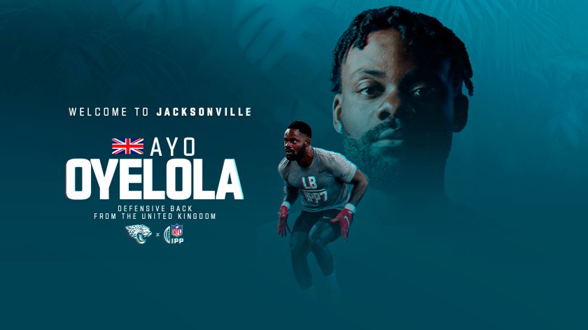 FastBoatCoach's tweet photo. Huge congratulations to our guy Ayo Oyelola for securing a spot on the @Jaguars roster via the @nfl IPP - a proud moment for him and all of us at @UoNSport and @UoNAF https://t.co/9t1L1SRVek