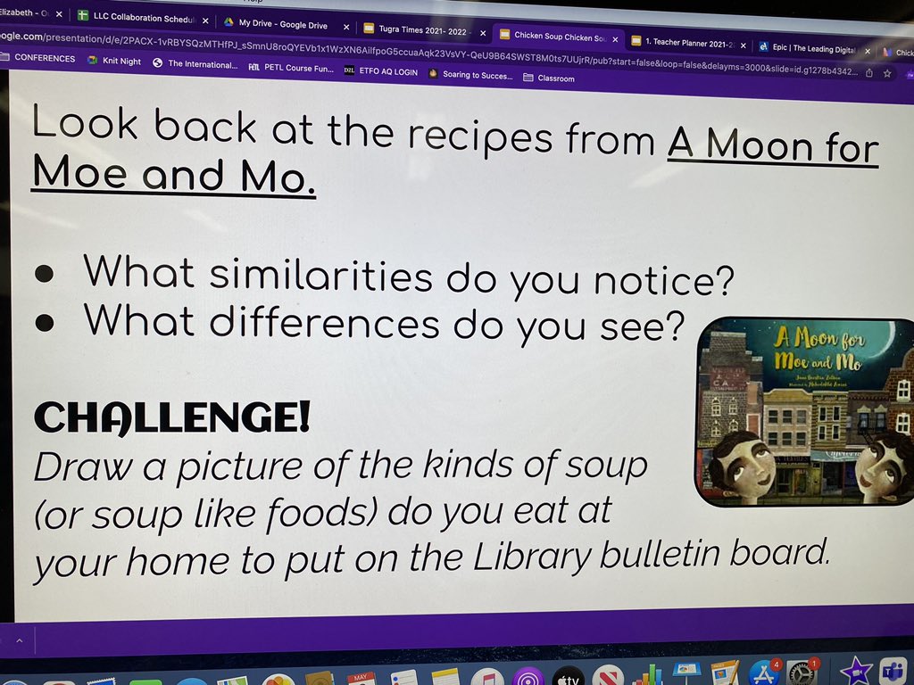 LarkspurLibLC's tweet image. Continuing to read stories that connect to #JewishHeritageMonth &amp;amp; #AsianHeritageMonth for our #LiveFromtheLibrary story time. How might we connect to each other through food and recipes? #onted @PDSB_Libraries #ONSchoolLibraries