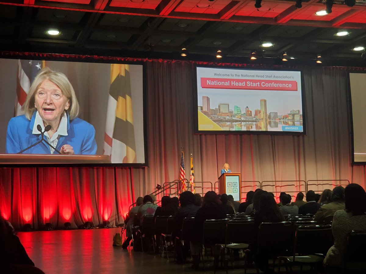 JenKDLowe's tweet photo. If not now, when? Thought provoking kick off welcome for this weeks National Head Start Association Conference #NHSA22 #disruptpoverty https://t.co/1TddBO85wc