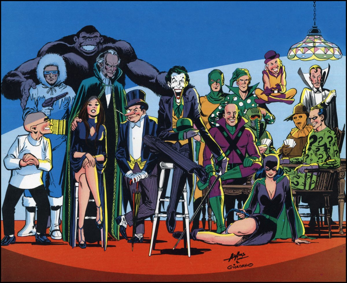 UniversComics's tweet photo. Faites entrer les bad guys! Une belle brochette de méchants avec #NealAdams #DickGiordano
#comics #dc #dccomics #batman #nealadamsrip https://t.co/jKC8kVBeqw