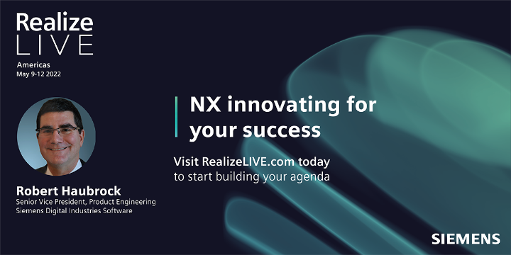 AutomatedCowboy's tweet photo. Join Bob Haubrock, Senior Vice President of Product Engineering at Siemens Digital Industries Software, to catch a preview into the upcoming NX release - one not to miss!
👉 https://t.co/SPpNqecWqW
#NXMakesItReal #JoinTheTransformation #RealizeLIVE https://t.co/Icot2k9tXx