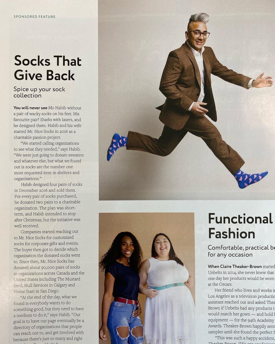 MNS (@mrnicesocks1) on Twitter photo Well this happened!
Thanks <a href="/EdifyEdmonton/">Edify Magazine</a> for featuring MNS in your May edition!
On our way to 100,000 pairs donated!
Thank you to everyone for all the support!
#socksforsocks #socks #edify #yeg Well this happened!
Thanks <a href="/EdifyEdmonton/">Edify Magazine</a> for featuring MNS in your May edition!
On our way to 100,000 pairs donated!
Thank you to everyone for all the support!
#socksforsocks #socks #edify #yeg