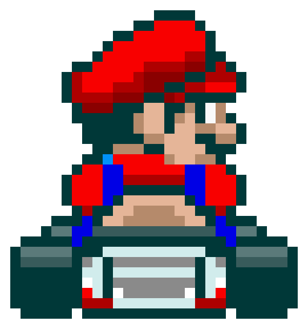 yourdailymario's tweet photo. Mario checking over his shoulder. C/- Super Mario Kart https://t.co/3hdVLN3eah