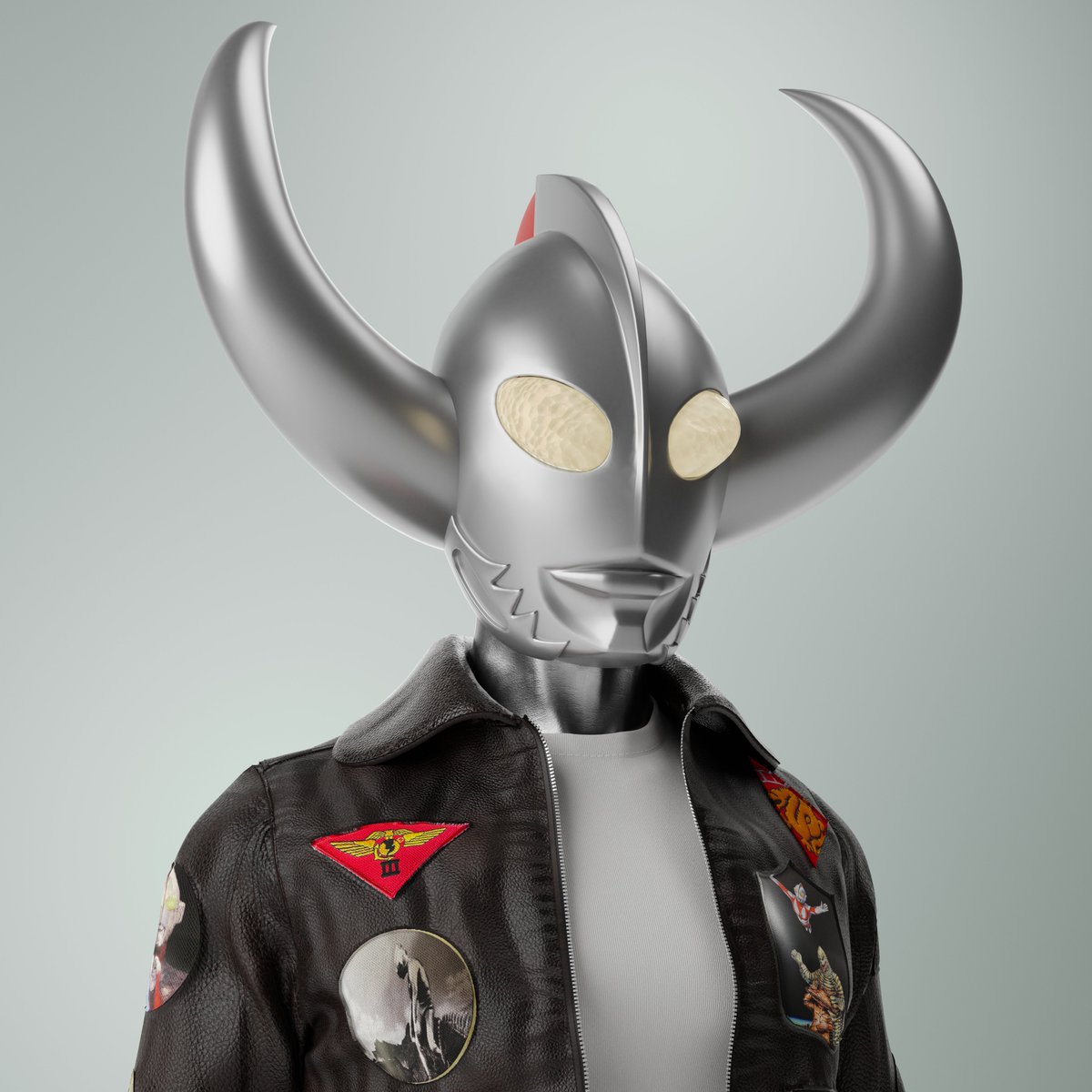 UltramanETH's tweet photo. Father bringing back the leather jacket vibes 😏 https://t.co/UEGqDC6qbe