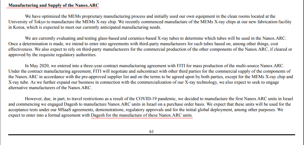 ChoiceChoi3's tweet photo. #NNOX $NNOX #NANOX
FACT!
Disclosed in detail assembling policy on Arc units
and its manufacturing progresses between,
@DAGESH
are expected to enter into formal agreement.
by @SEC Annual Report `2021.
It`s be related 1000 Arc deployment. https://t.co/8lCgaLi3NW