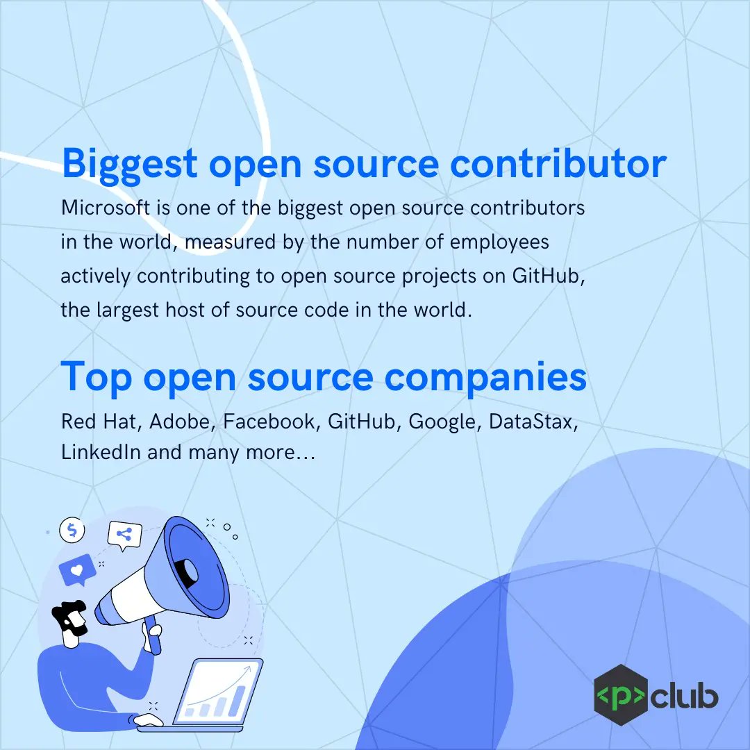 PClubUIET's tweet photo. Greetings from Pclub!
Open source projects embrace strong values of community, collaboration,&amp; transparency, for the mutual benefit of the platform &amp; its users.Majority of OSS is distributed freely. Contributing in OSS helps to build up a strong resume&amp; impressive github profile https://t.co/DxiMEemSW1