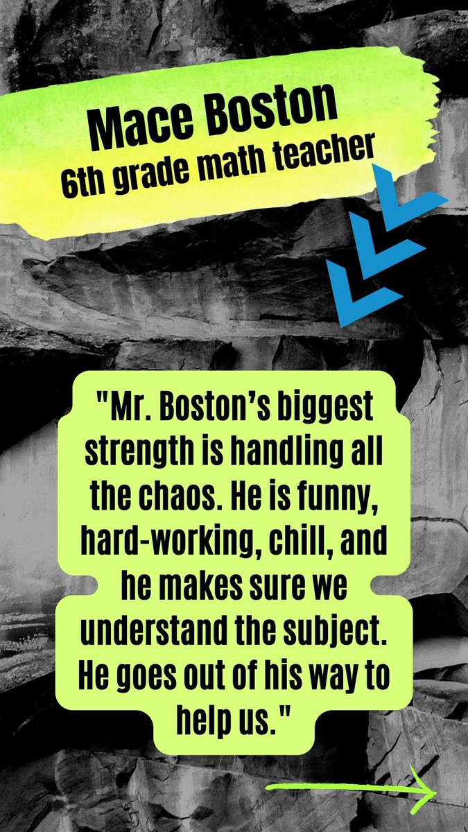 scs_ptsa's tweet image. #SCSTAW2022 #SCSTeacherShoutOuts
Mace Boston