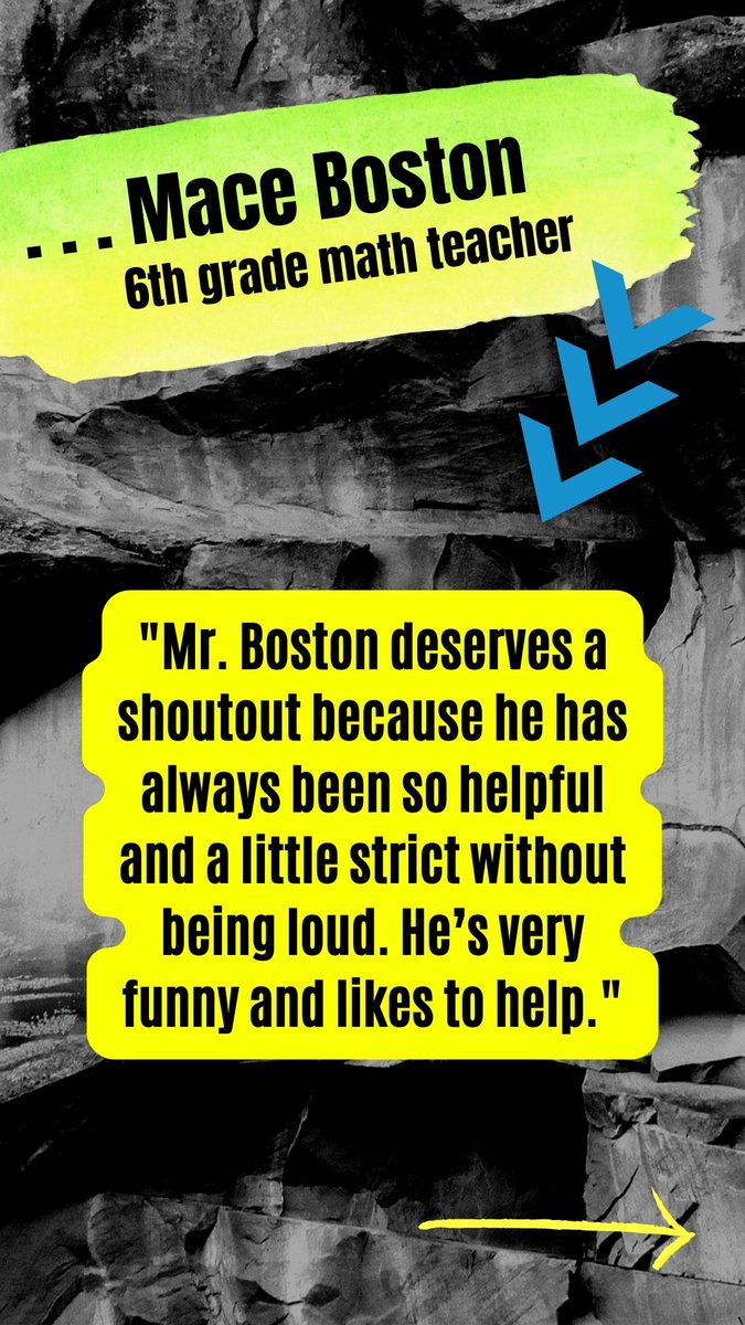 scs_ptsa's tweet image. #SCSTAW2022 #SCSTeacherShoutOuts
Mace Boston