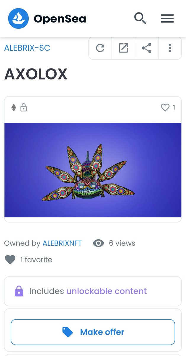 ALEBRIXMEX's tweet photo. @eshaghfathi 0xFB349b449feAF67fD53EFc86d8B9800400fF4513
this nft is for reforest a forest, so please help me only I need .06 of ETH for put on sell on opensea, if you want to know more about the project visit our social network https://t.co/vb7hnB7yBA