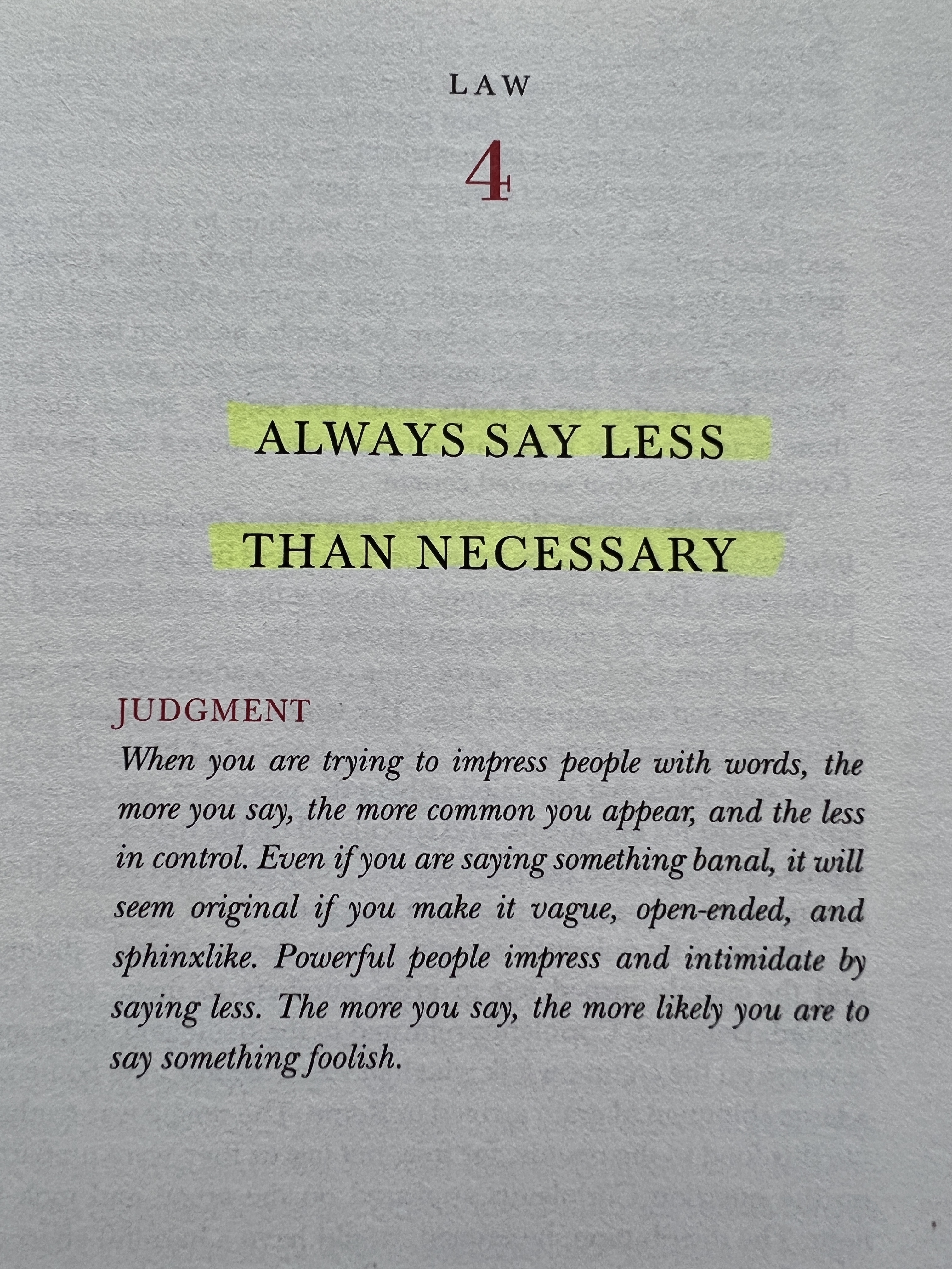 Always Say Less Than Necessary Alex & Books 📚 On Twitter: "Law 29: Plan All The Way To The End. "Gently  Guide Fortunate And Help Determine The Future By Thinking Far Ahead."  Https://T.co/Uzwjhifm20" / Twitter