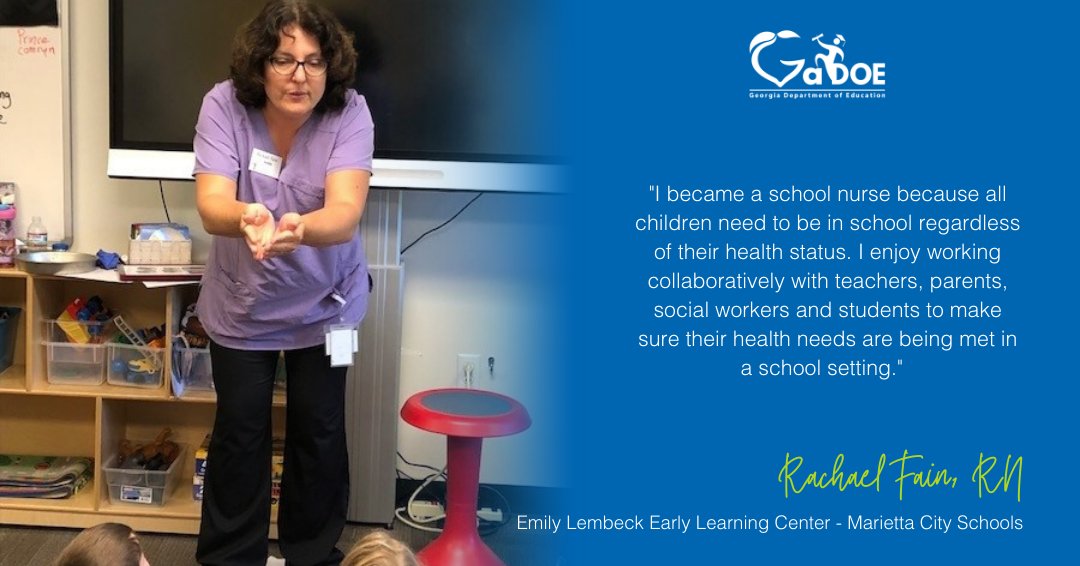 GaDOEWholeChild's tweet image. #ThankYouNurses @MariettaCitySch