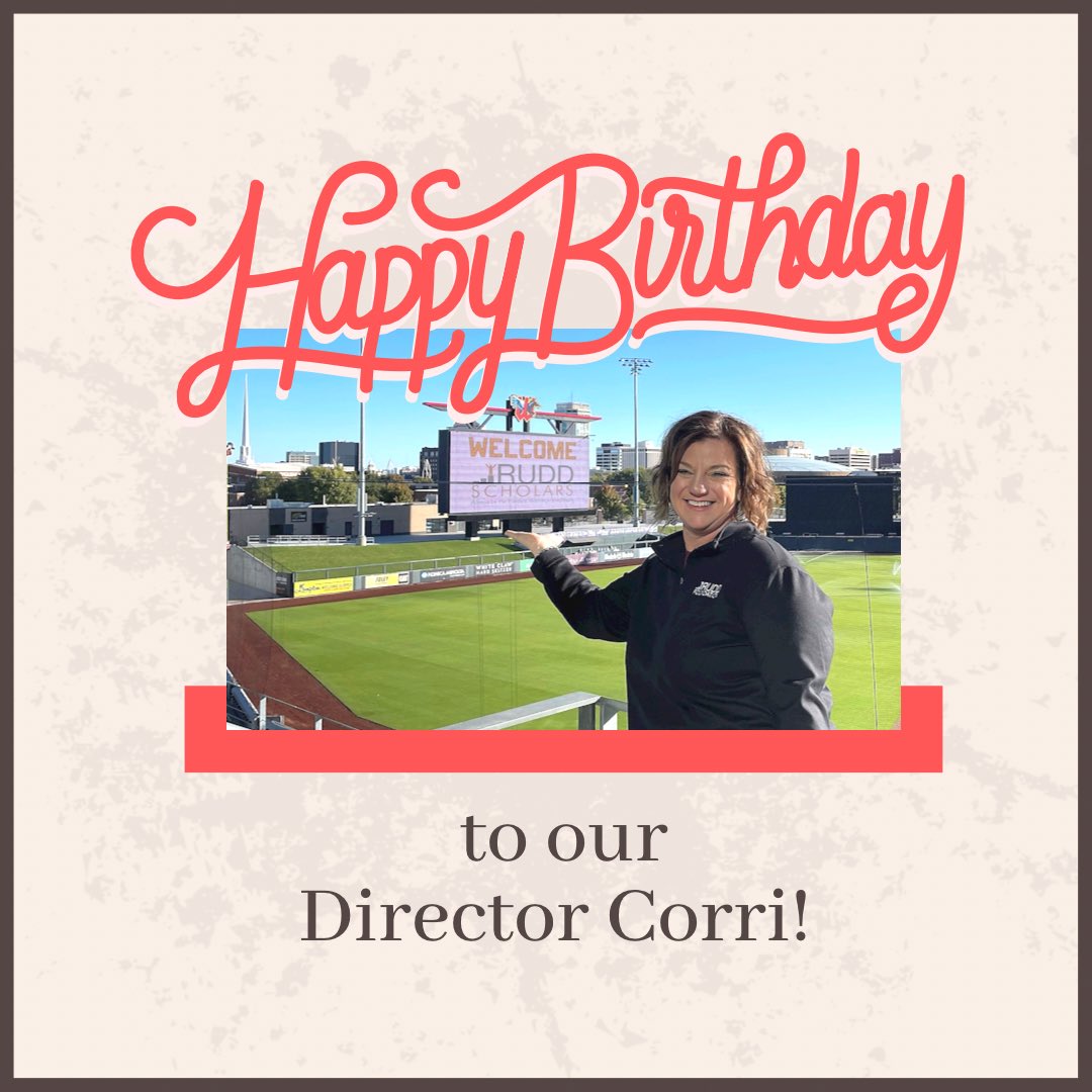RuddFoundation's tweet image. Oh happy day… and Happy Birthday to our Director Corri Roberts! We hope you have a fantastic day… Thanks for all that you do for our scholars and the foundation- you’re the best! 🤗🥰🎉#happybirthday #happyday #ruddscholarfamily