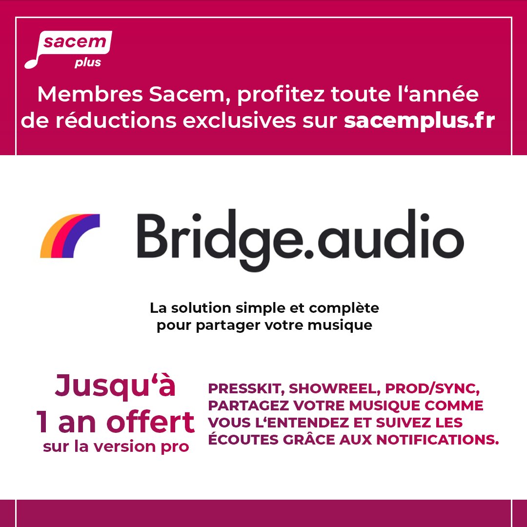 sacem's tweet photo. #SacemEtVous | #SacemPlus 💡
Connectez-vous avec vos identifiants Sacem ⤵️
https://t.co/z0UzNv1Ue2 https://t.co/9F2mhaPx0O