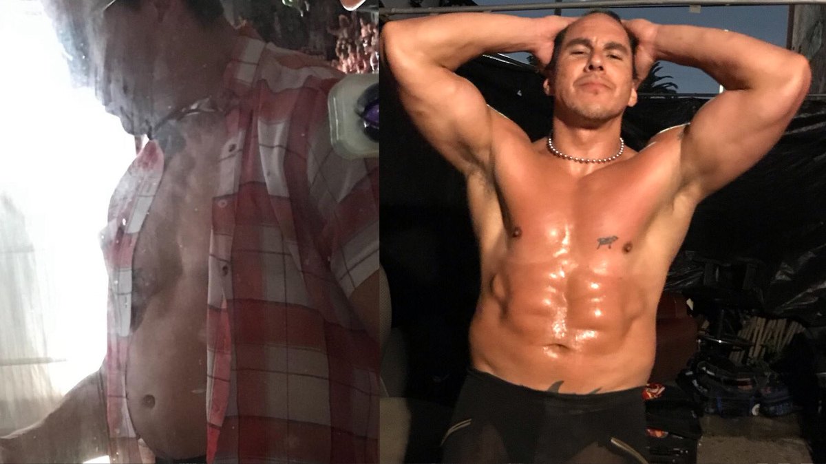 RealHectorCan's tweet image. Back in March, I had a belly &amp;amp; weighed 210 lbs. This past #Sunday, I unexpectedly #wrestled at @luchapro52 &amp;amp; felt self conscious. I weigh 212 lbs but I lost (MOST) of my belly. #Muscle weighs more than #fat.
I don’t really look at myself, so I didn’t realize