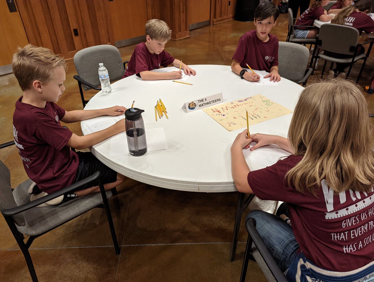 These kids <a href="/KCS_Jefferson/">Jefferson Elementary</a> are so excited to take two math tests today @KCS_District! Yes, you read correctly!  Jaguars are representing strong with 7 teams!