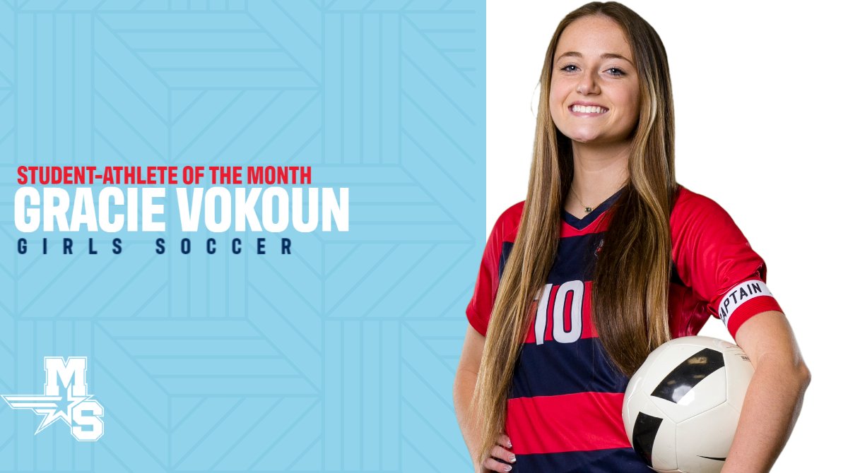 Gracie has been a brick wall for us in back leading our defense.  She is energetic, friendly and always sees the positive in things.  She helps build our culture every single day! <a href="/MSouthGSoccer/">PatriotsGirlsSoccer</a>