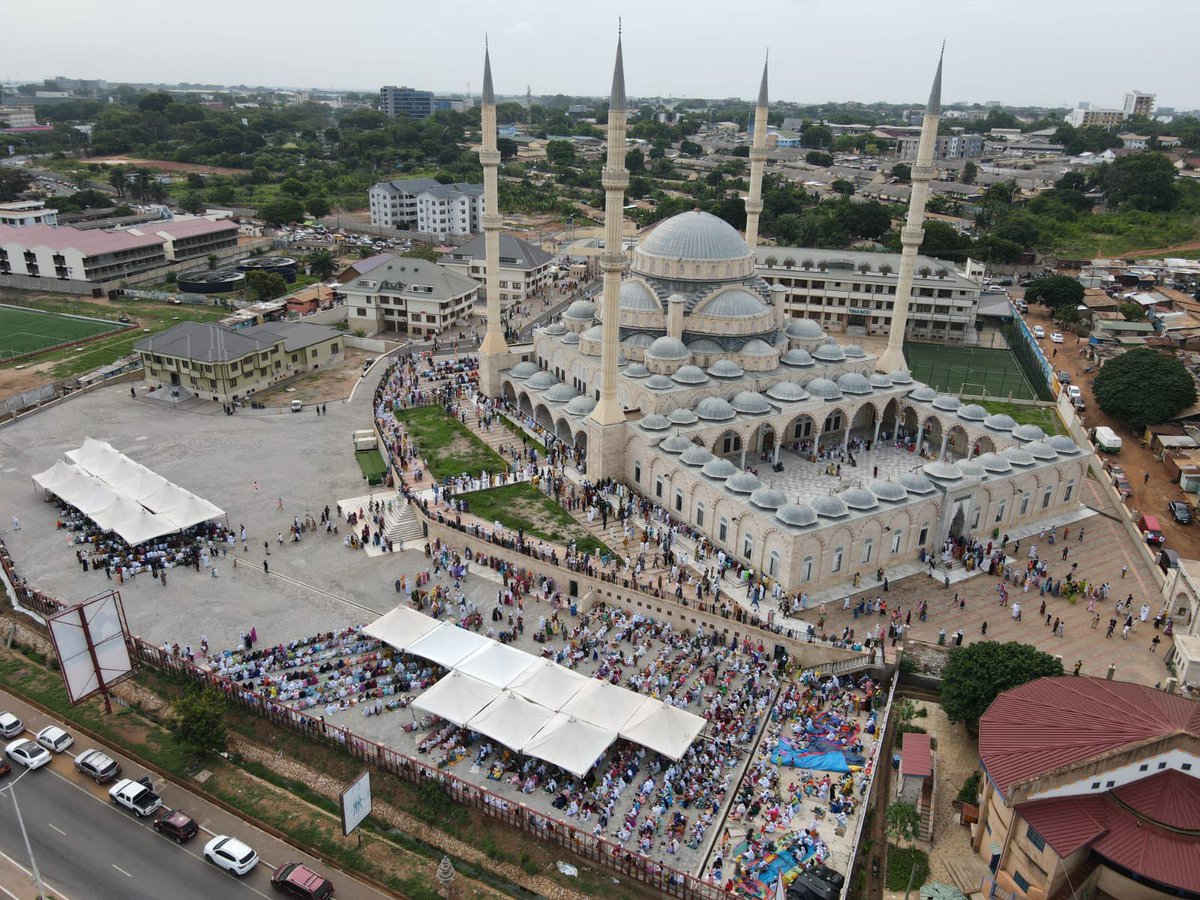 nationalmosque's tweet photo. 2020 Eid-ul Fitr Celebration at the National Mosque of Ghana at Kanda, Accra. 

Barka da Sallah https://t.co/piiBGSicoC