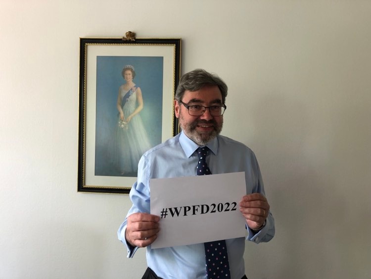 Today is World #PressFreedom Day #WPFD2022. The 🇬🇧 has a long history of a vibrant &amp; independent media, underpinning the values of our democracy.