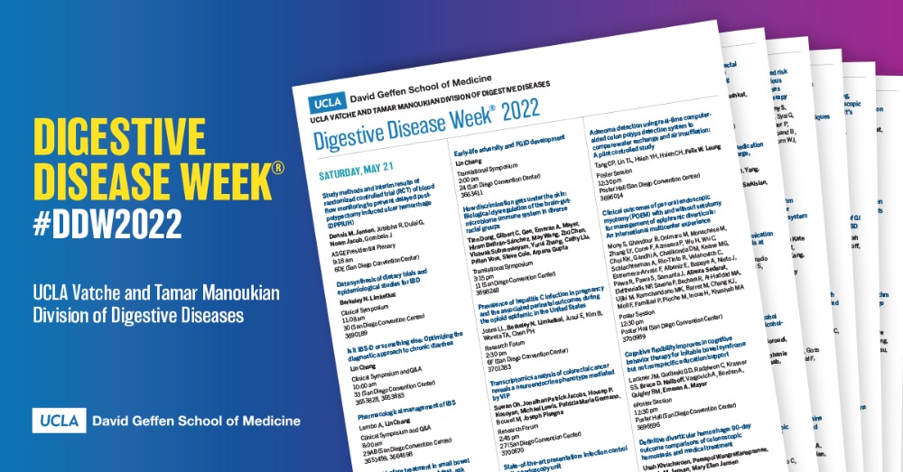 UCLA Gastroenterology and Hepatology (@uclagihep) on Twitter photo 💥 #UCLAGI ready for #DDW2022 w/105 abstracts & invited speaker sessions💥
Fantastic work by our faculty, researchers, fellows, staff & our national & international collaborating colleagues. Can't wait to see you all IN-PERSON <a href="/DDWMeeting/">Digestive Disease Week</a> !
👉Full list bit.ly/3kzRuHM 💥 #UCLAGI ready for #DDW2022 w/105 abstracts & invited speaker sessions💥
Fantastic work by our faculty, researchers, fellows, staff & our national & international collaborating colleagues. Can't wait to see you all IN-PERSON <a href="/DDWMeeting/">Digestive Disease Week</a> !
👉Full list bit.ly/3kzRuHM