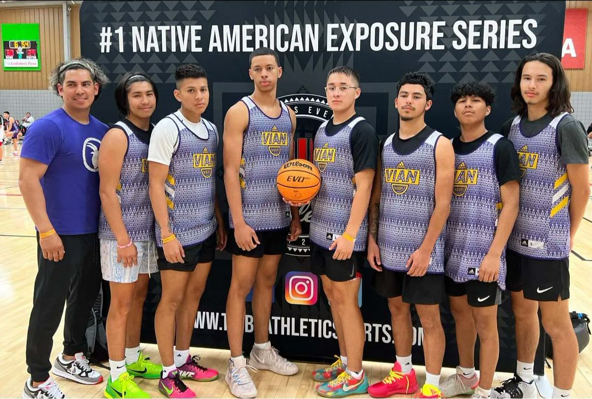 ndnsports's tweet photo. Shout out and congrats to the Ball Out Crew, out of Oklahoma, who won the 9th/10th grade Silver Division Championship at the 2022 Native American Midwest Tournament of Champions in Wichita, KS this past weekend.
#NativePreps #NAMTOC https://t.co/j8vZeywofm