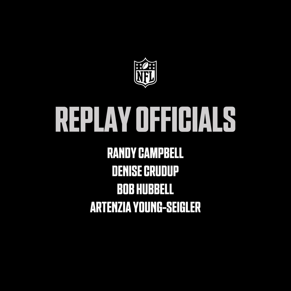 NFLOfficiating's tweet photo. We’re excited to welcome the newest game officials, replay officials and replay assistants to the @NFL: https://t.co/GDG5EbWEsv 👏 https://t.co/UNpE8JTTYd