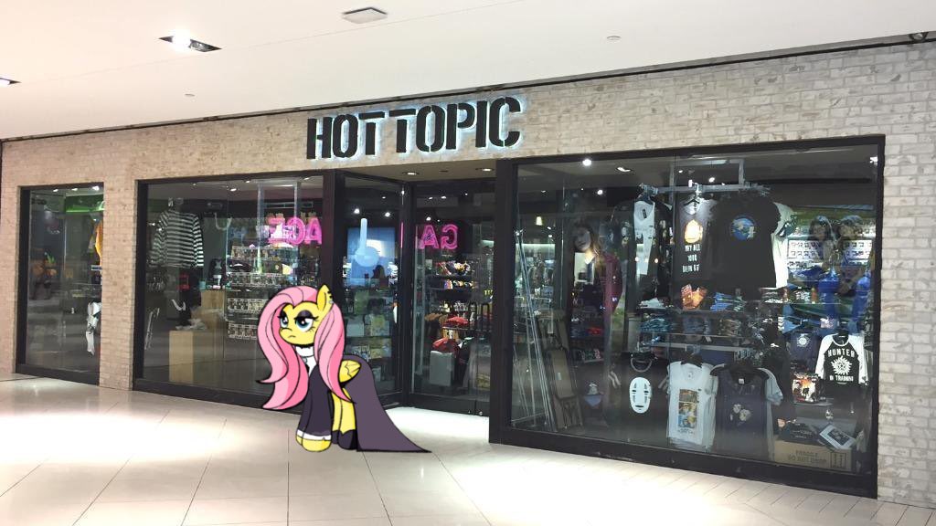 Update: Fluttershy has emerged from Hot Topic