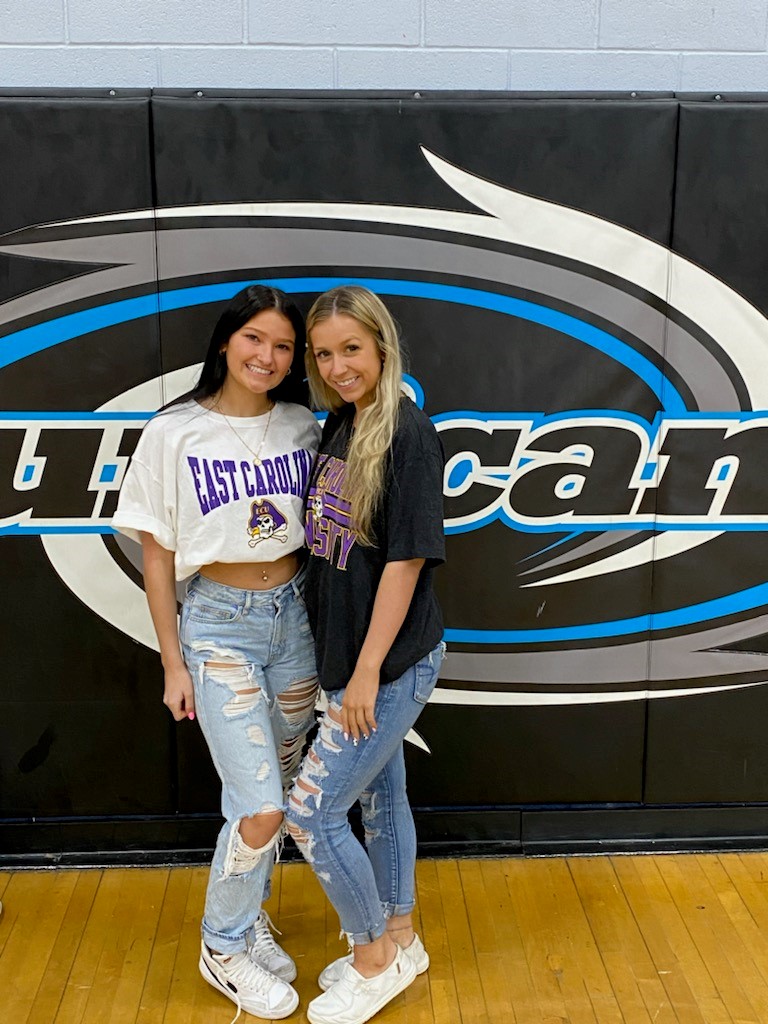 Canes Commitment Day 2022! Pictured are seniors attending Coastal Carolina University and East Carolina University! We are proud of you!!