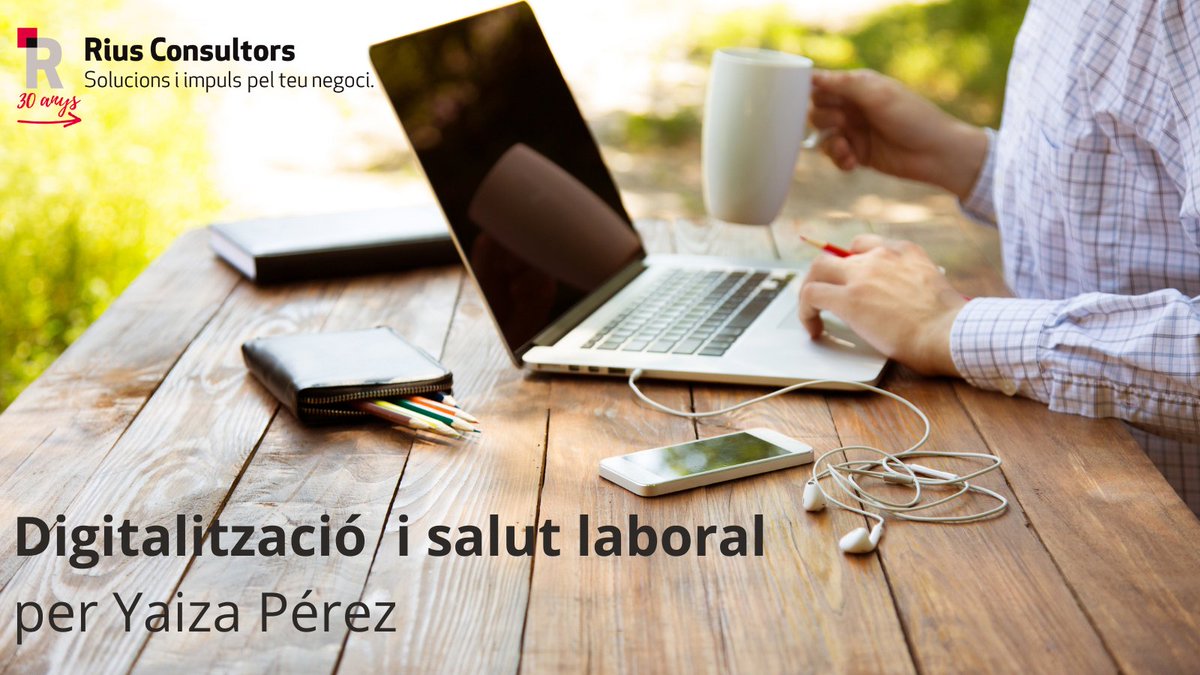 RiusConsultors's tweet photo. La #digitalització ha entrat amb força en el món laboral, però com hem de prevenir els #riscoslaborals?
➡️#YaizaPerez de @RiusConsultors ens dona les respostes a https://t.co/N63YmkkPfy
#salutlaboral #inforius #teletreball #conciliaciolaboral https://t.co/8FLJ8uk9Z1