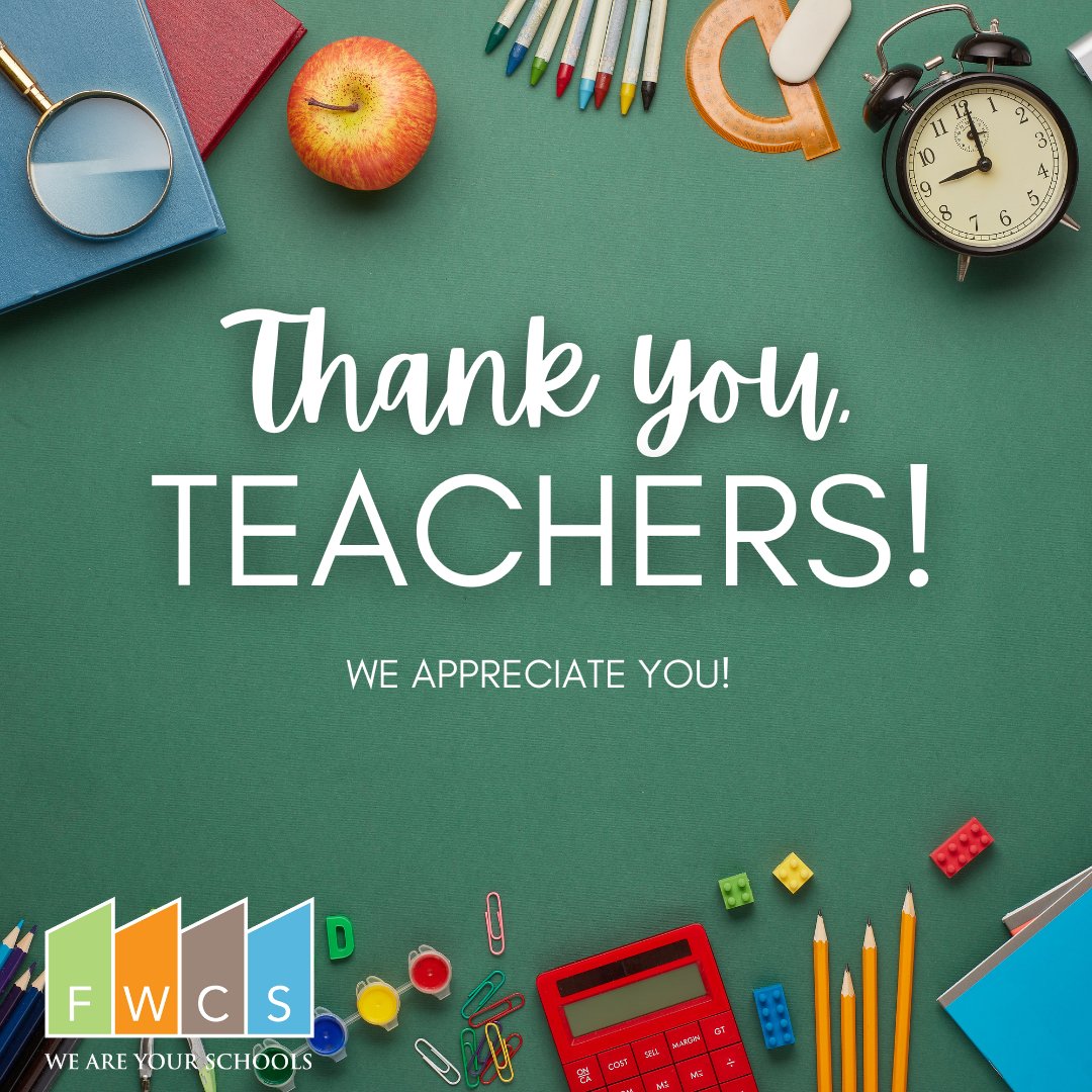 FWCommSchools's tweet image. Thank you to all of our teachers for your daily commitment to our students! Do you know a teacher who deserves recognition? Send a #FWCSShoutout to us at buff.ly/3GI8sMz and let us know. #sparkinginnovation