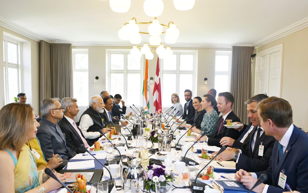 Narendra Modi (@narendramodi) on Twitter photo IndiaтАЩs Green Strategic Partnership with Denmark is deeply valued. PM Frederiksen and I discussed how we can make this partnership even more effective. We also discussed cooperation in sectors such as renewable energy, ports, shipping, water management and more. <a href="/Statsmin/">Statsministeriet</a> IndiaтАЩs Green Strategic Partnership with Denmark is deeply valued. PM Frederiksen and I discussed how we can make this partnership even more effective. We also discussed cooperation in sectors such as renewable energy, ports, shipping, water management and more. <a href="/Statsmin/">Statsministeriet</a>